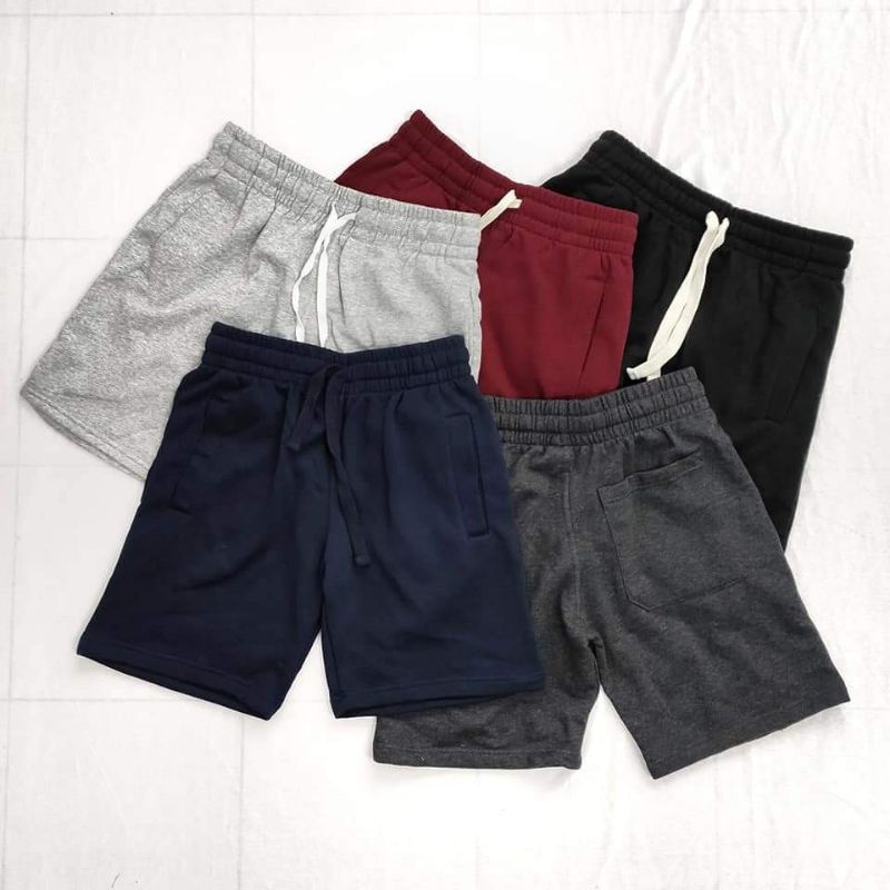 กางเกงขาสั้น​เอวยืด ผ้าสำลี ชายและหญิง ผ้านิ่ม พร้อมส่ง