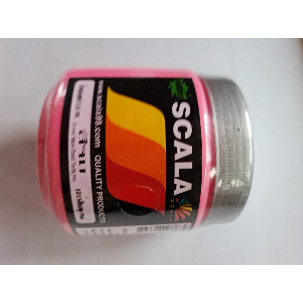 Scala สีสกรีนเสื้อ สีจม ขนาด 0.5kg ( Cloth Painting , Screening 's Colour ) (1 กระปุก)