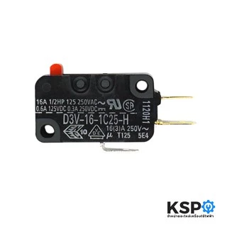 ไมโครสวิทช์ หม้อหุงข้าว SHARP ชาร์ป 3ขา 16A 250V (แท้ศูนย์) Part. Z1K420 รุ่น KSH-D55 KSH-777 KSH-D1010 ขนาด (5-10 ลิตร