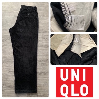 กางเกงลูกฟูกทรงลุง Uniqlo