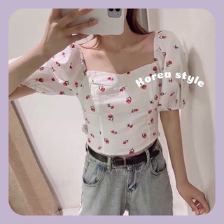 🌈พร้อมส่ง🍒 เสื้อแขนตุ๊กตาสไตล์เกาหลี