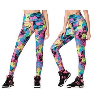 Zumba Classic High Waisted Ankle Leggings (กางเกงเลคกิ้งออกกำลังกายซุมบ้าและโยคะ)