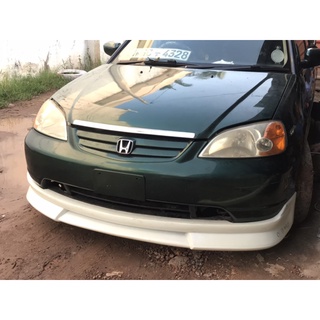 สเกิร์ตหน้าสำหรับ HONDA CIVIC ปี 2001 (ES) ทรง WALD งานพลาสติก ABS ไม่ทำสี