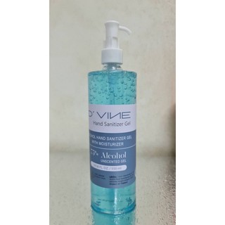 DVINE แอลกอฮอล์แฮนฮาบิไทเซอร์เจล วิท มอยส์เจอไรเซอร์** เจลล้างมือผสมมอยเจอร์ไรเซอร์ ชนิดหัวปั้ม 550 ml.**แอลกอฮอล์ 75 %
