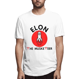 เสื้อคู่ - ผู้ชาย tshirt oversize มาใหม่แฟชั่น Elon Musketeer s เสื้อยืดบ้า Tees แขนสั้น O คอเสื้อ