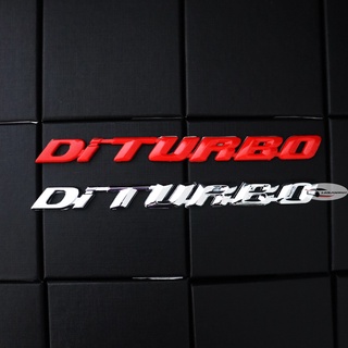 โลโก้ ดีไอ เทอร์โบ Di TURBO ติดฝาท้ายกระบะ อีซูซุ ดีแม็กซ์ ISUZU D-MAX 2002 ขึ้นไป