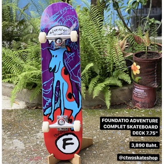 สเก็ตบอร์ดพร้อมเล่น FOUNDATION ADVENTURE 2020 COMPLETE SKATEBOARD 7.75”