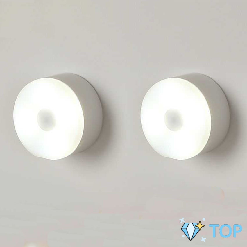 โคมไฟหัวเตียง 0.6w LED โคมไฟ ยึดผนังด้วยแม่เหล็ก ชาร์จ LED Button night light