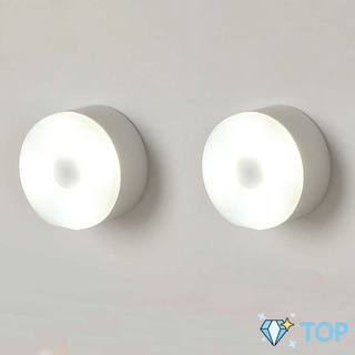 โคมไฟหัวเตียง  0.6w  LED โคมไฟ ยึดผนังด้วยแม่เหล็ก ชาร์จ LED  Button night light