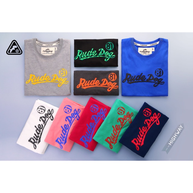 ลดล้างสตอก Rudedog High Way เสื้อยืด ของแท้