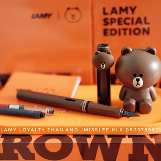 **หมีบราว พร้อมส่ง หายากมากแล้ว**ระวังของปลอมจากจีน**Lamy x Line Brown &amp; Sally limited 2019 ปากกาลามี่ บราวน์ แซนลี่