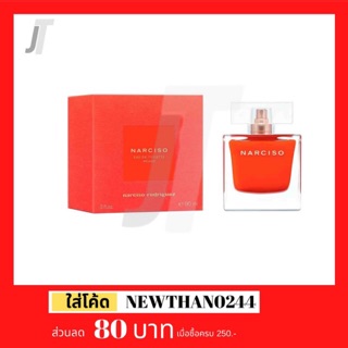 Narciso rouge EDT เต๋าแดง ฝาใส 2019 เน้น Florals  90 ml แท้100%