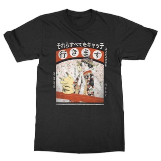 เสื้อยืดผ้าฝ้ายพิมพ์ลายขายดี ใหม่ 2019 เสื้อยืดลําลอง พิมพ์ลาย Tokyo Japan Geisha Go World City เหมาะกับการพกพาเดินทาง