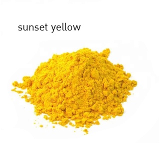 💛7382 sunset yellow (ซันเซต เยลโล่) : สีเหลืองส้ม 100g.