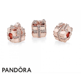 Pandora sparkling surprise gift charm แท้100% ชาร์มกล่องของขวัญ