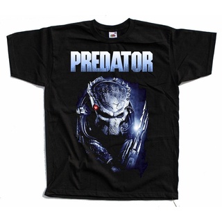 เสื้อยืดลำลองเสื้อยืด พิมพ์ลายโปสเตอร์ภาพยนตร์ Predator 1987 สไตล์คลาสสิก สําหรับผู้ชายS to4XL