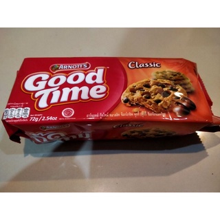 คุ้กกี้ช็อคโกแลตชิป (ฮาลาล) รสคลาสสิค Good Time 78g