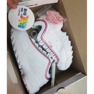 💗พร้อมส่ง💗 Fila disruptor pink hologram