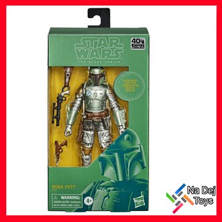 Star Wars The Black Series Boba Fett Carbonized 6" สตาร์วอร์ส แบล็คซีรีส์ โบบาเฟตต์ คาร์บอนไนซ์ 6 นิ้ว