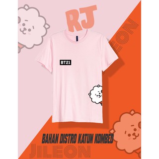 เสื้อยืด พิมพ์ลาย BTS BT21 RJ SERIES สไตล์เกาหลี