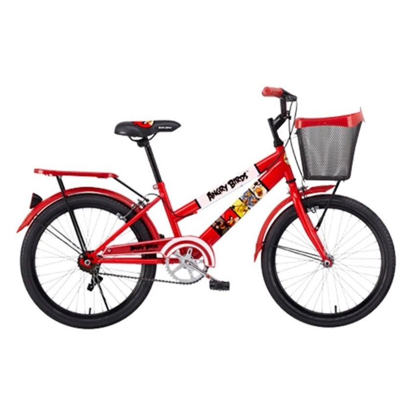 LA Bicycle จักรยาน รุ่น 24" Angry Birds fancy - red