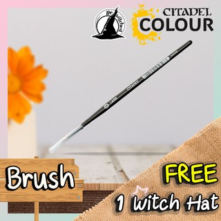 (Brush) M MEDIUM LAYER BRUSH : Citadel Paint แถมฟรี 1 Witch Hat