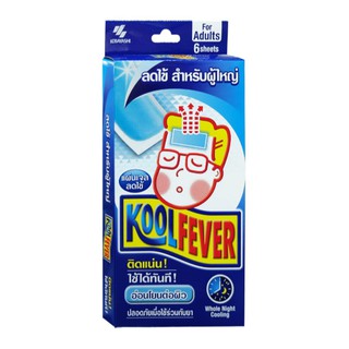 KoolFever แผ่นเจลลดไข้ สำหรับผู้ใหญ่