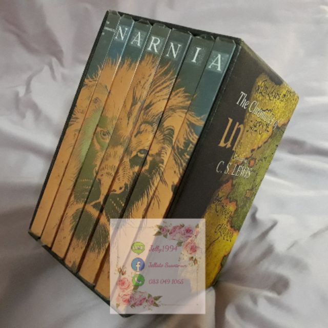 *BoxSet Narnia* (มือ2)สันรูปอัสลาน กล่องรูปแผนที่นาร์เนียเซ็ทนี้หายาก ไม่ทำใหม่แล้ว ส่งฟรีค่ะ