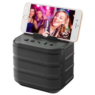 ลำโพงบลูทูธไร้สาย WSTER WS-1029 Bluetooth Speaker with Phone Stand สีดำ