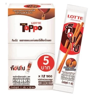 ล็อตเต้ ท็อปโปบิสกิต 11กรัม แพค12