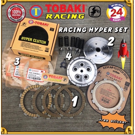 TOBAKI Hyper Clutch ไต้หวัน Y15ZR Y15 LC135 SRL110 RS150R EX5 WAVE100 I SRL115FI I Y100/SRL110/RFS15
