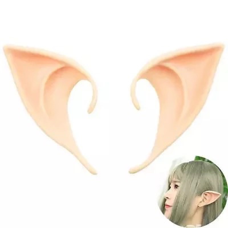 หูเอลฟ์2ข้าง🧚‍♂️ คอสเพลย์เอลฟ์ cosplay เหมือนจริงงานเกรดA🧝🏻🧝🏻‍♂️ ฮาโลวีน