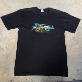 vtg.T-Shirt เสื้อวง THE MOODY BLUES WORLD TOUR 2005 MADE IN HAITI Sz.L 100% COTTON