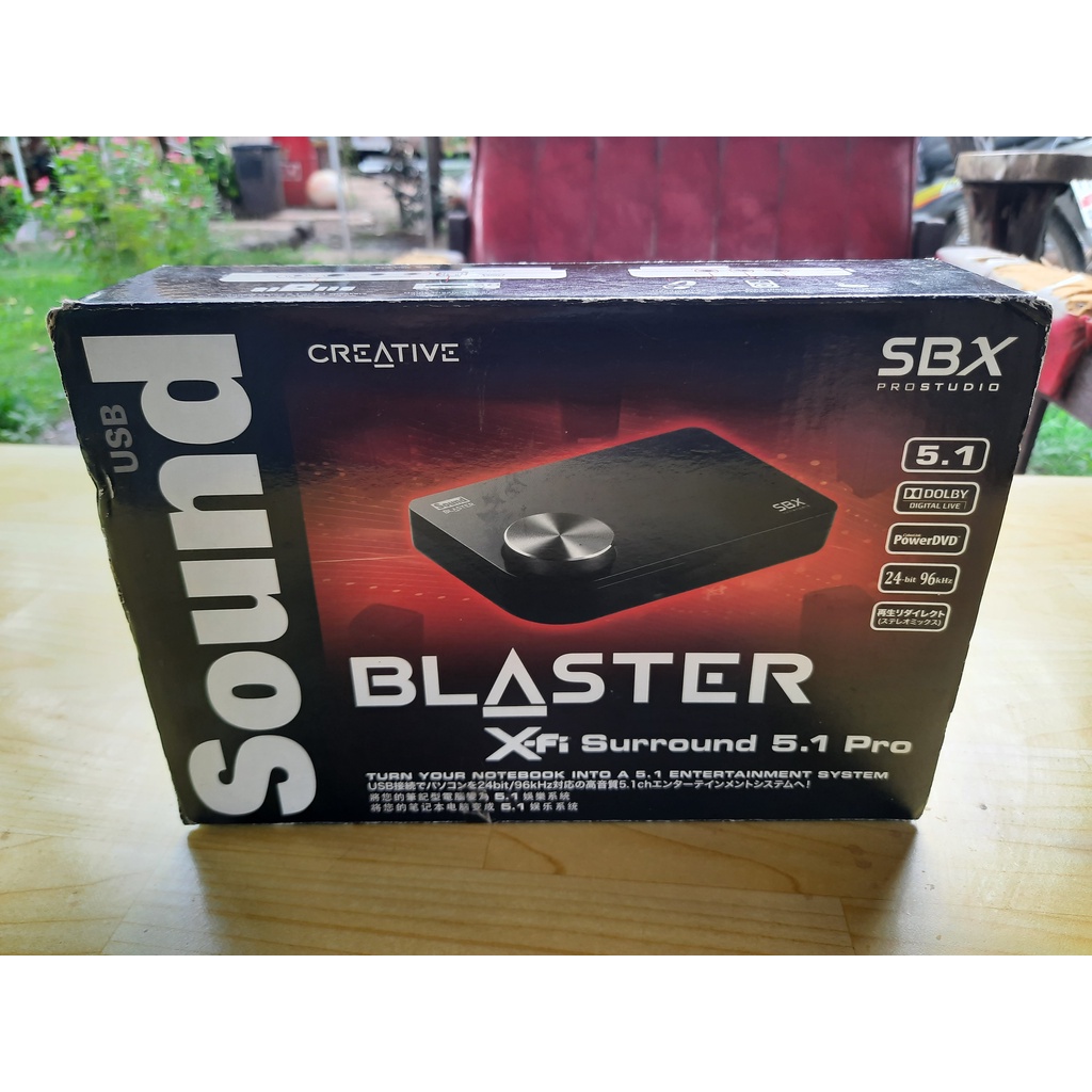 ซาวด์การ์ด Creative Sound Blaster X-FI Surround 5.1 Pro
