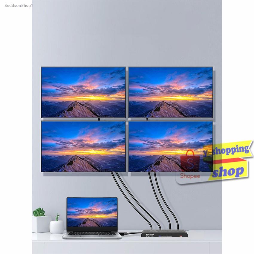 จัดส่งเฉพาะจุด จัดส่งในกรุงเทพฯsplitter hd 1080p 1x4 4port ตัวใหญ่ 4K ...