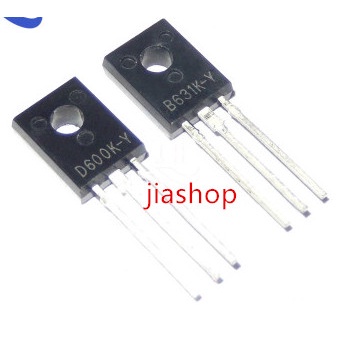 1 คู่ 1 ชิ้น B631K + 1 ชิ้น D600K 2SB631K 2SD600K B631 ใหม่บน