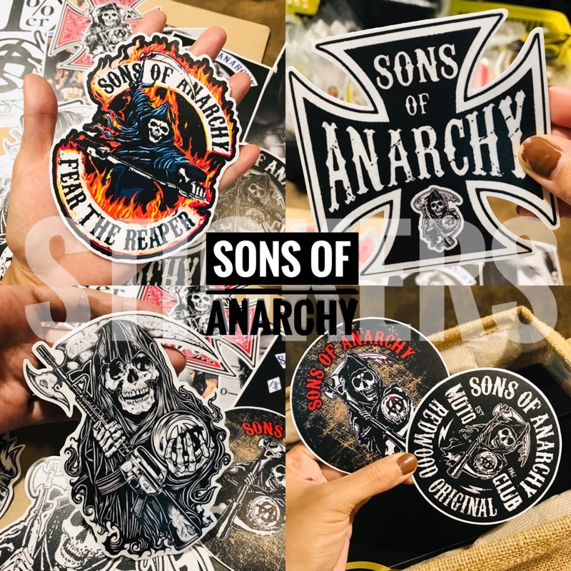 Sticker Sons of anarchy สติ๊กเกอร์คุณภาพ กันน้ำ ลอกไม่ทิ้งคาบกาว ส่งเร็ว