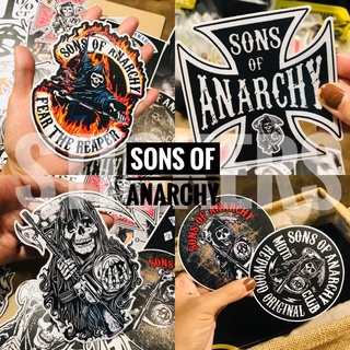 Sticker Sons of anarchy สติ๊กเกอร์คุณภาพ กันน้ำ ลอกไม่ทิ้งคาบกาว ส่งเร็ว