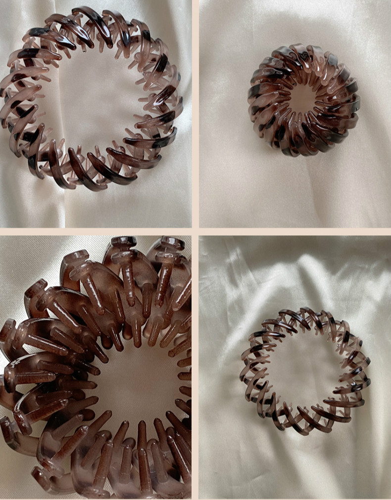 เคเอฟ162 เกาหลียอดนิยมรังรูปร่างคงที่ลูกชิ้นหัวกรงเล็บคลิปจับอุปกรณ์ผม - รูปที่ 5