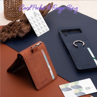 🇰🇷 【Z Flip 4 Korean Phone Case 】 Samsung Galaxy Card Pocket Diary Case Slim Hand Made From Korea