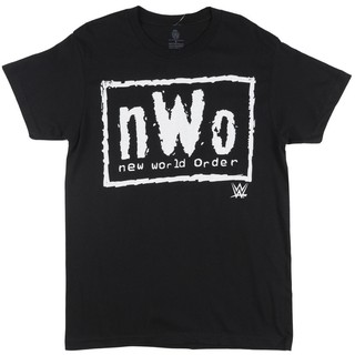 WWE nwo World Order wolfpac wrestling เสื้อยืดสีดำสีขาว