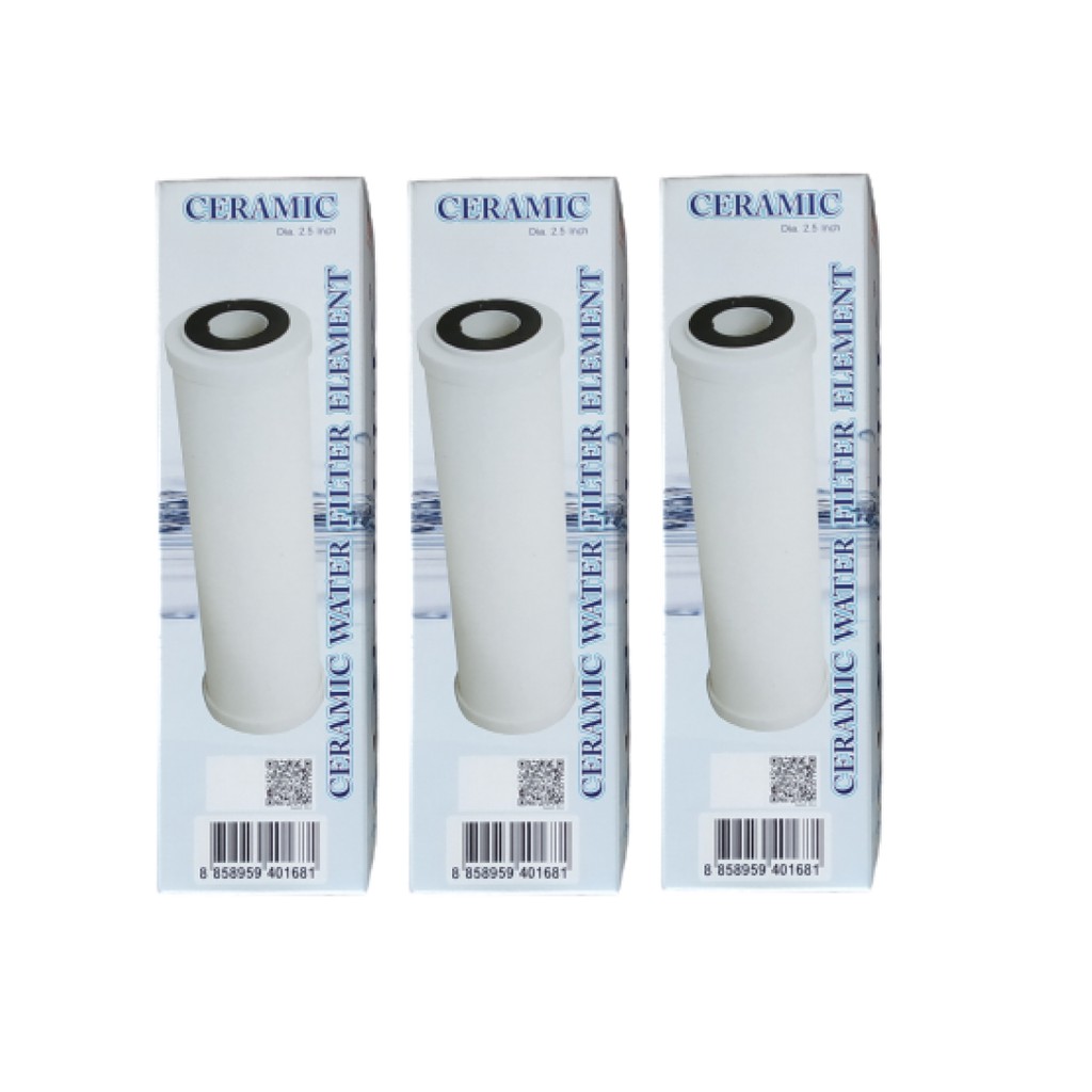 ไส้กรองน้ำเซรามิค หัวตัด 10 นิ้ว กว้าง 2.5 นิ้ว - รูปที่ 3