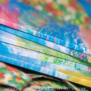 สมุดโน๊ตลายทิวทัศน์ธรรมชาติ ทุ่งดอกไม้ ท้องฟ้า ขนาด A5 notebook พกพาสะดวก สีสดใส ไม่มีเส้น ใช้ง่าย มีหลายลายให้เลือก