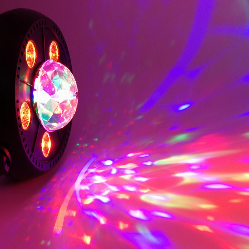 LED Party Light ไฟดิสโก้ ไฟ LED ไฟเทค ปาร์ตี้ ไฟเวที ดิสโก้ผับ ไฟงานปาร์ตี้  6 LED RGB Par Party lig