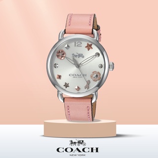 COACH รุ่น14502799  นาฬิกาข้อมือผู้หญิง นาฬิกาcoach สายหนัง นาฬิกาข้อมือผู้หญิงของแท้100% นาฬิกาแบรนด์เนม C015