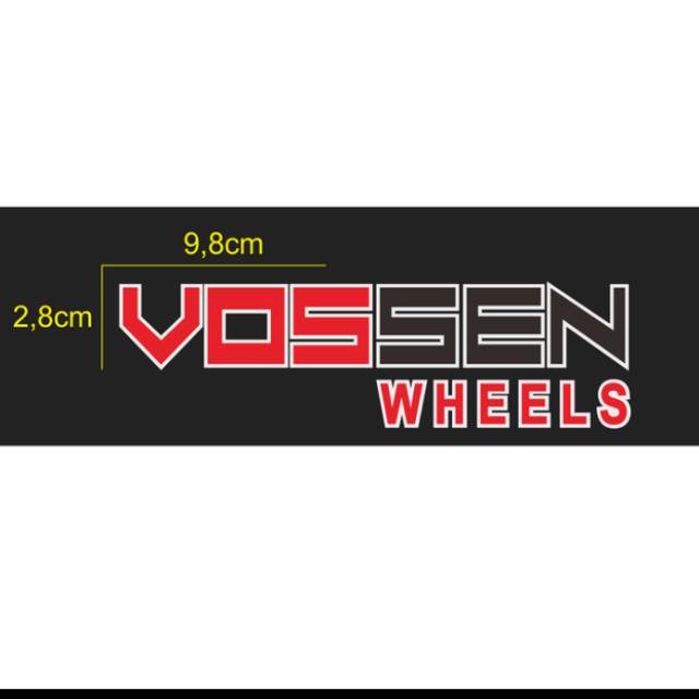 สติ๊กเกอร์ขอบ Vossen