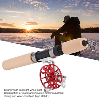 I Furniture store Winter Ice Fishing Telescopic Rod FD50 Reel Set Portable Pole Combo