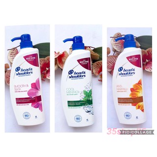 850 ml. วันผลิต 07/23 ไซส์ จัมโบ้ แชมพูขจัดรังแค เฮด แอนด์ โชว์เดอร์ Head &amp; Shoulders Shampoo Anti Dandruff