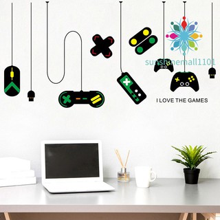 Game Handle Sticker Home Decal Posters PVC Mural Video Game Sticker Gamer Room Decor