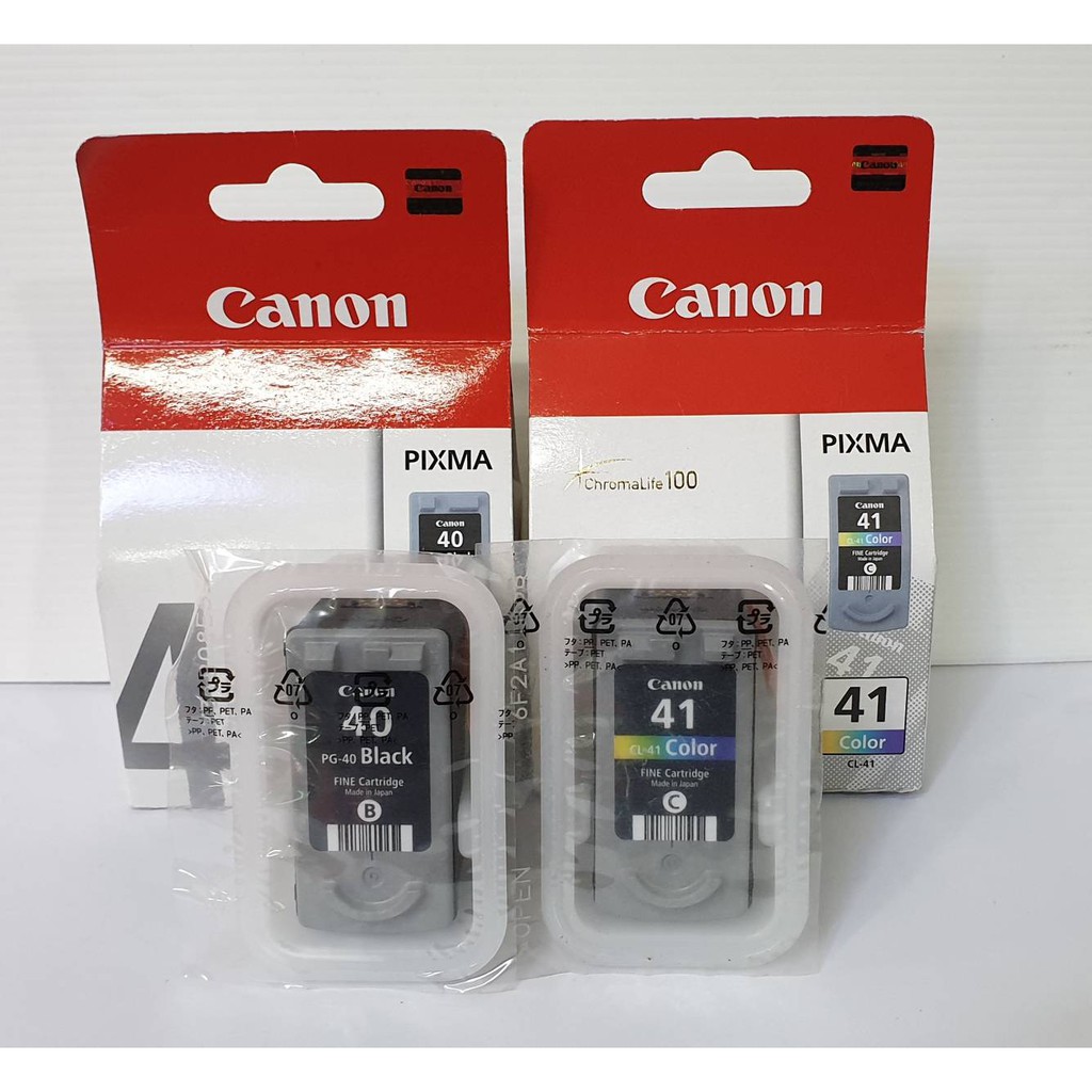 Canon 40-41 ดำ-สี ของแท้ iP1200/iP1600/iP1700/iP1880/iP2580/ MP145/MP150